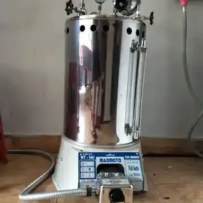 Pemasangan Boiler Setrika Uap Maomoto